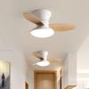 Ventilador de Teto LED Elétrico com Lâmpada, 25 Polegadas/36 Polegadas, 6 Níveis, Conversão de Frequência Ajustável, para Uso Doméstico