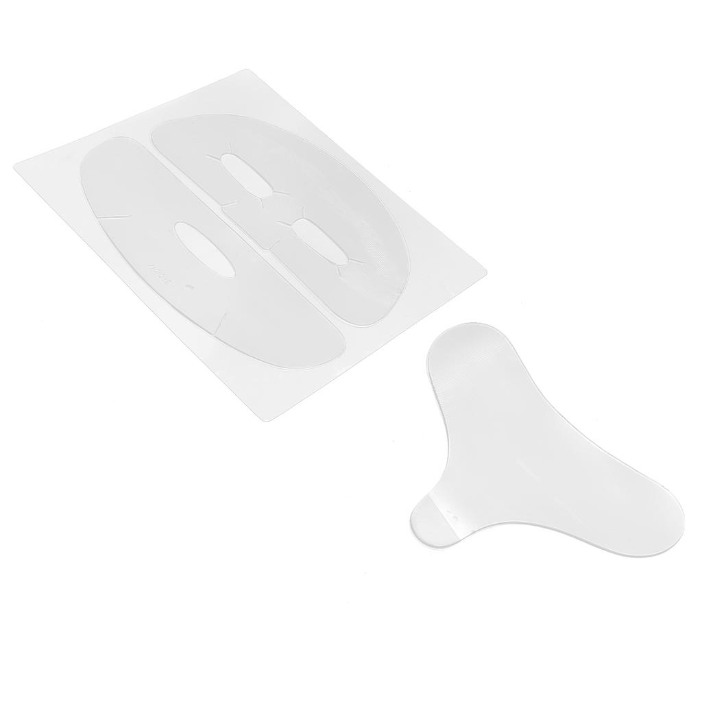 Facial Chest Pad Set AntiWrinkle Remove Fine Lines Reusable Silicone Patches for Face Chest