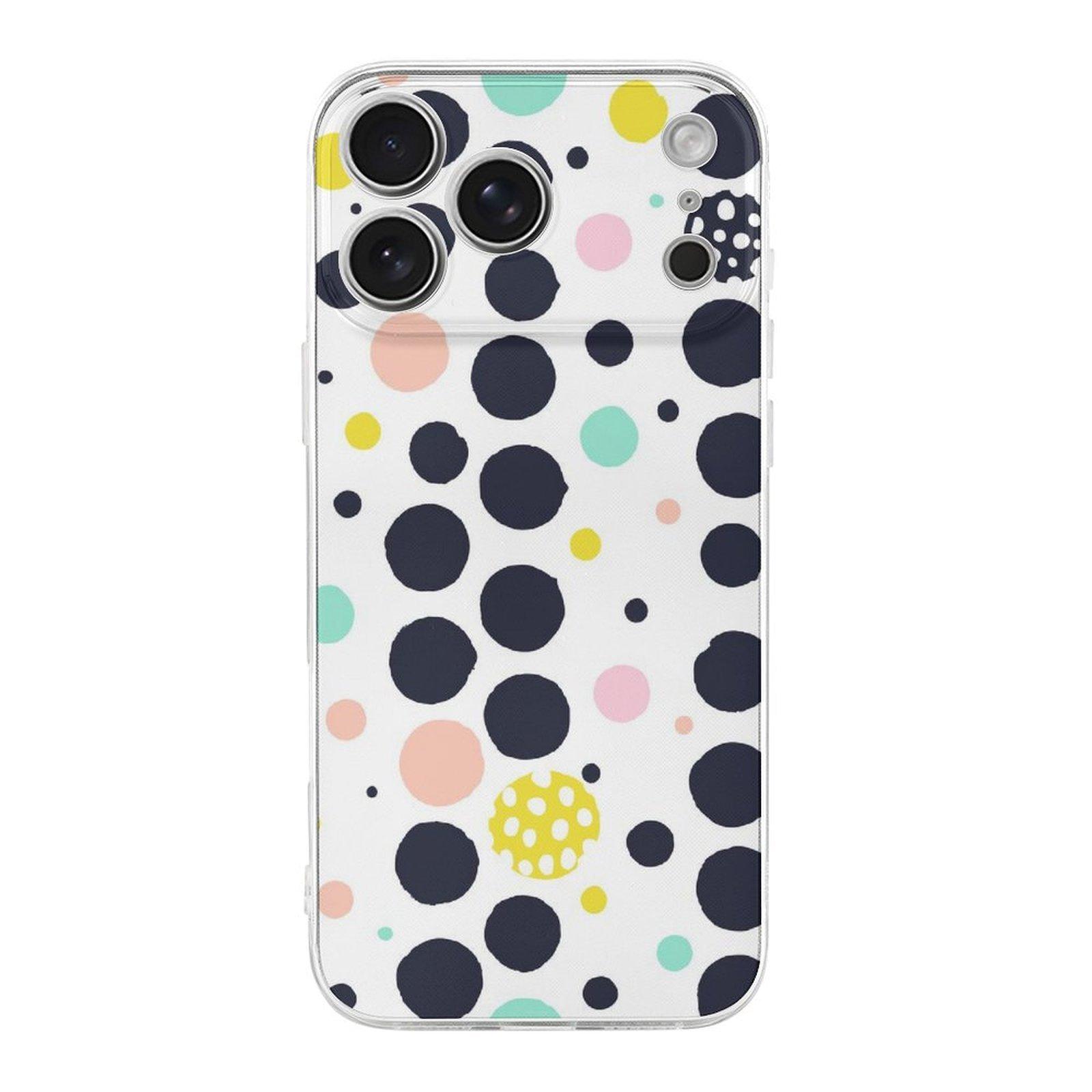 

1 Pack For iPhone 17 Series TPU Phone Case Shockproof Protective Transparent Design, Daily Protection IPHONE-17ProMax белый