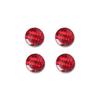 4pcs Red Carbon Fiber Car Front AC Vent Point Sticker For Chevrolet Camaro 16-19