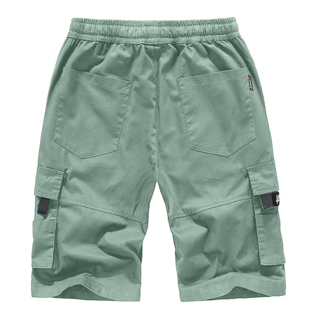 Men's Casual Outdoors Pocket Pants Work Trousers Beach Baggy Shorts Pant