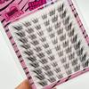 C Curl Black False Eyelashes Lightweight Comfortable DIY Curling Eyelash Clusters for Stage and Daily Makeup