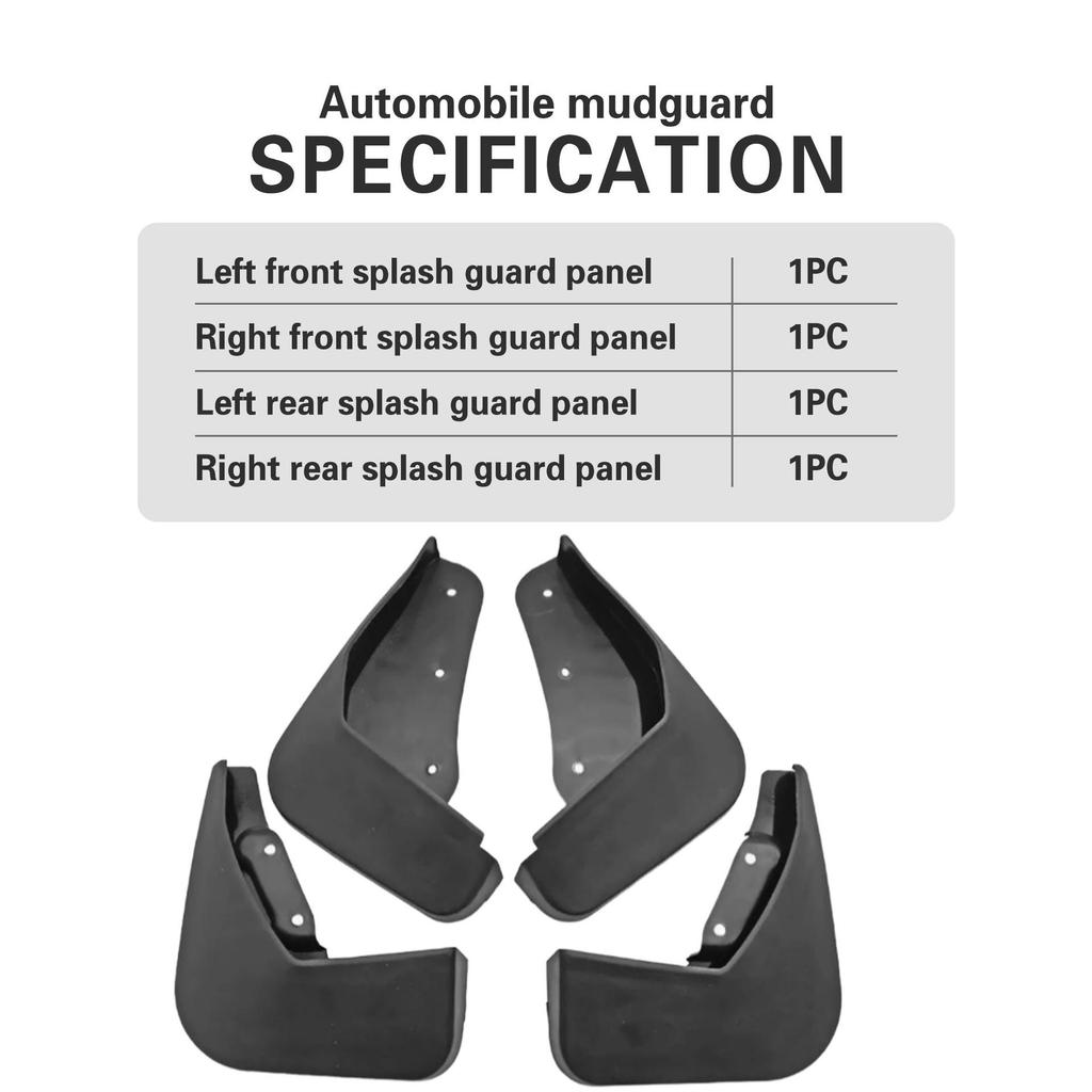 Apărători de noroi compatibile pentru Ford Ecosport (2013-2017)
