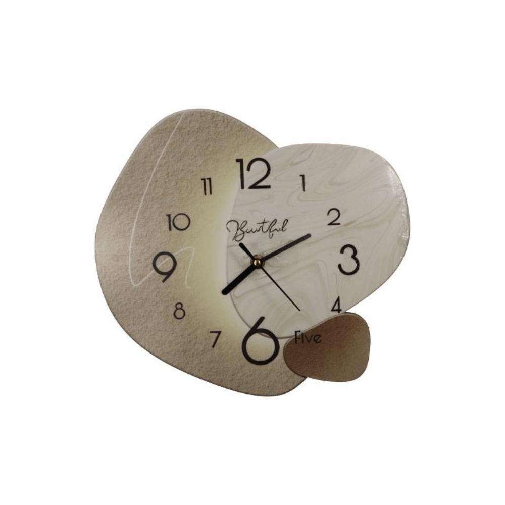 Nordic Digital Wall Clock Easy To Read Wall Hanging Clock Wall Painting Light  Dining Table
