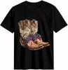Cowboy Boots American Flag Bow T-shirt