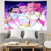 1PC Kpop Cartoon K-pop Music Group Tapestry Accessories for Bedroom,Livingroom, Dormitory Room Wall Decor Fan Birthday Gifts