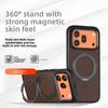 Custodia per Honor 600 Pro / Honor 600 Lusso Opaca Corazza con Supporto e Cover Posteriore Magnetica per Ricarica Wireless Magsafe