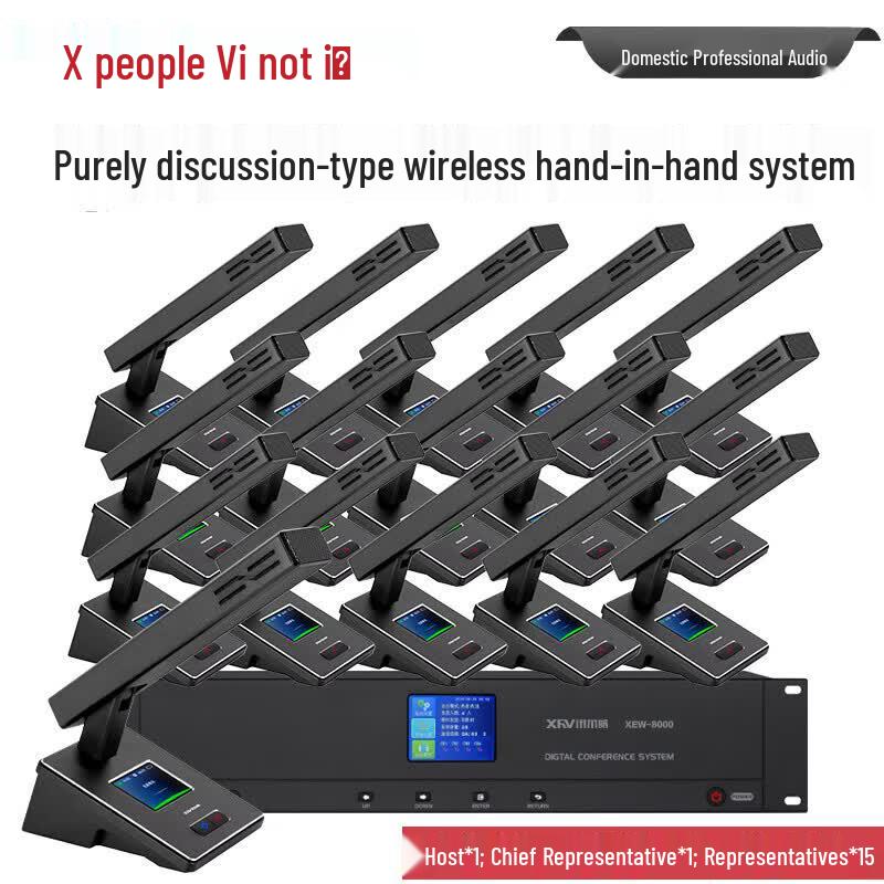 XEW-8000 Series Professional Digital Wireless Conference Microphone System (CN Version)