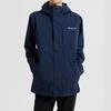 Columbia Casual Sports Single-Layer Hooded Zipper Outdoor Hiking Waterproof Windproof Breathable Lightweight Jacket Men jackets Navy-Blue RE0086-464