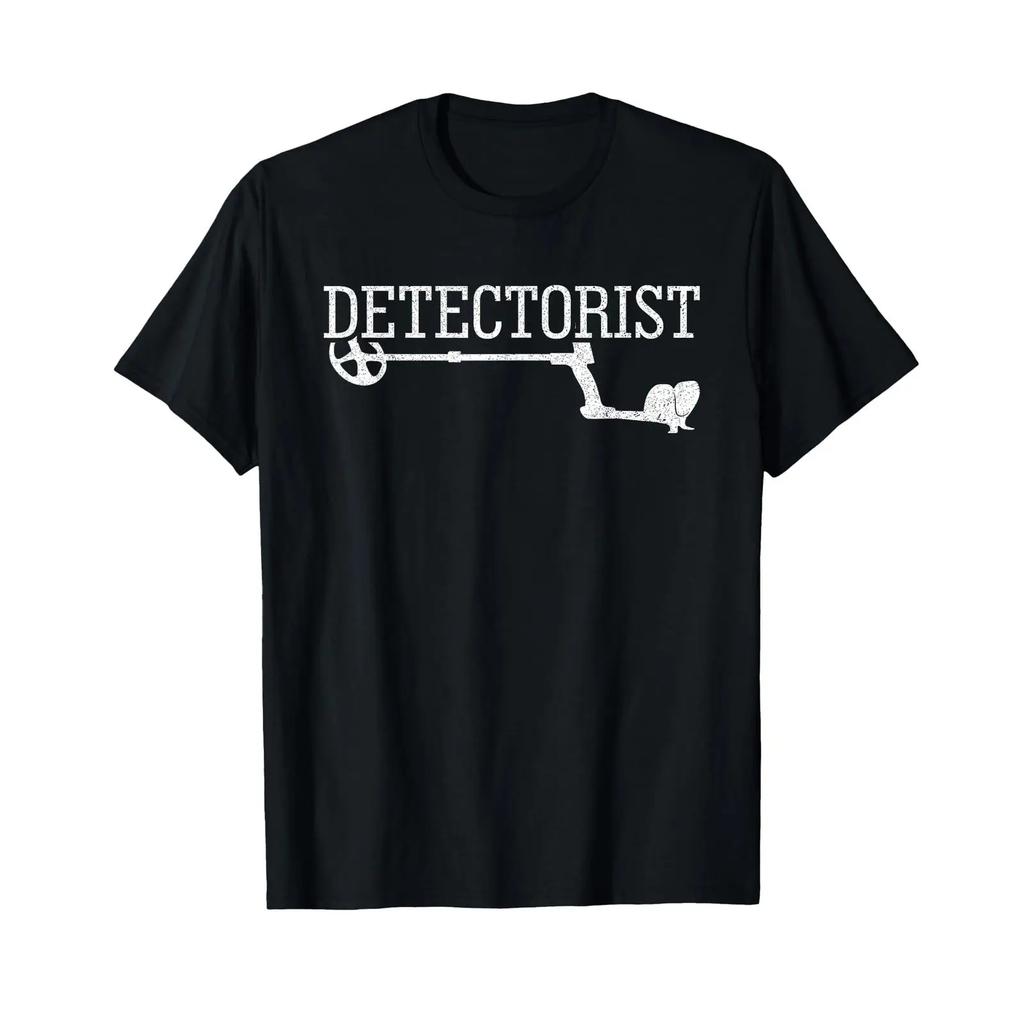 Metal Detector Detectorist T Shirt Vintage Slightly Soft Fashion Designer Clothes Breathable Unisex Streetwear Casual