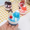 Miniature Cream Cake with Jam and Fruit Design Refrigerator Magnet