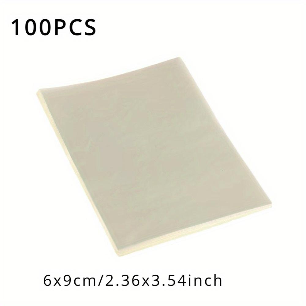 

100 шт. Прозрачный защитный чехол для карт с плоскими карманами для упаковочных пакетов для ювелирных аксессуаров