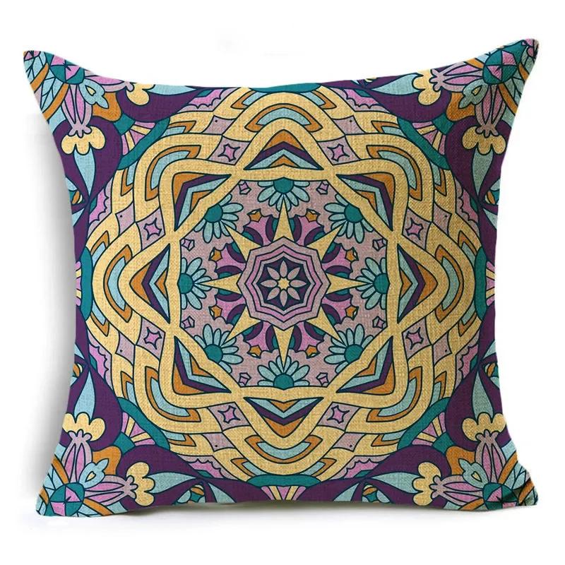 Ramadan Bohemian National Style Living Room Sofa Car Square Back Cushion 40*40Cm/45*45Cm/50*50Cm Cushion Cover