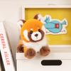 17Cm Cartoon Cute Raccoon Plush Doll Soft Lying Red Panda Animal Stuffed Toy Home Decoration Soothing Gift For Boys And Girls