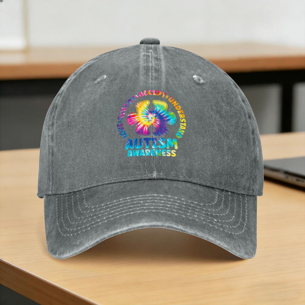 Baseball Cap Respect Love Support Autism Awareness Summer Y2K Retro Hip Hop Hats Men Adult Design Sport Sun-Proof Baseball Caps