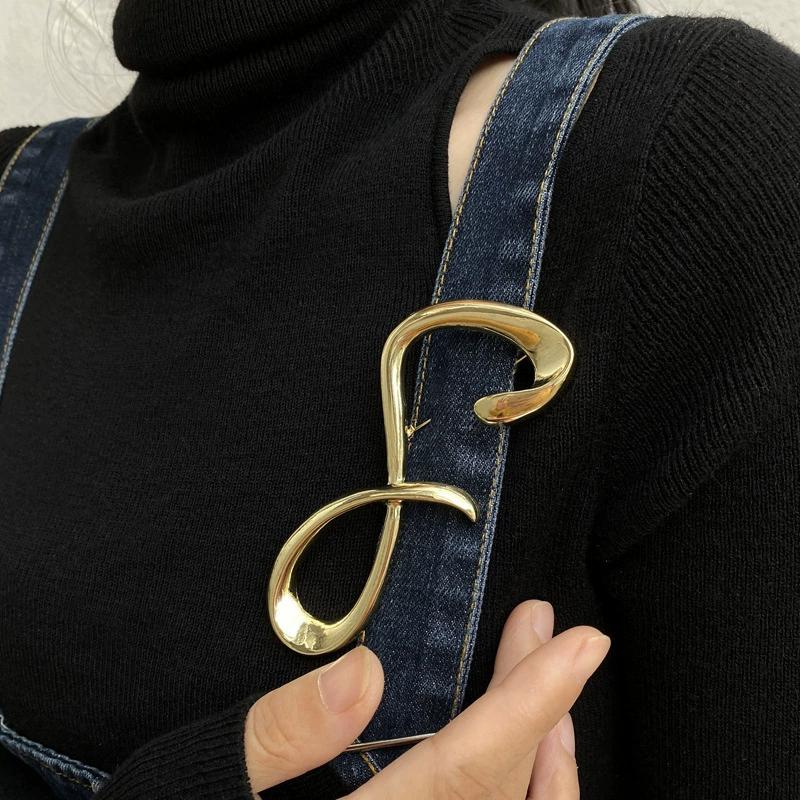 Exaggerated 8 Brooches for Women Men Luxury Exquisite Large Number Brooch Vintage Coat Pin Versatile Clothing Accessories Gift