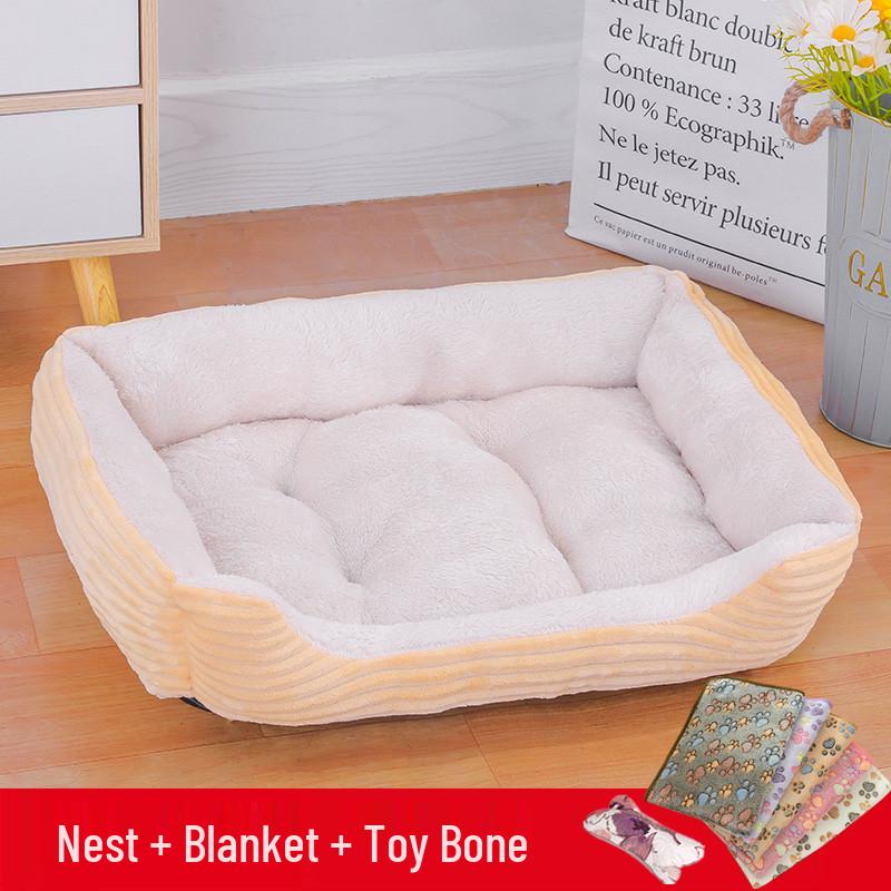 Winter Warm Pet Nest for Dogs & Cats - Available in Large & Small Sizes