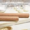 Wooden Rolling Pin - Roller made of Beechwood without Handle, Perfect Baking