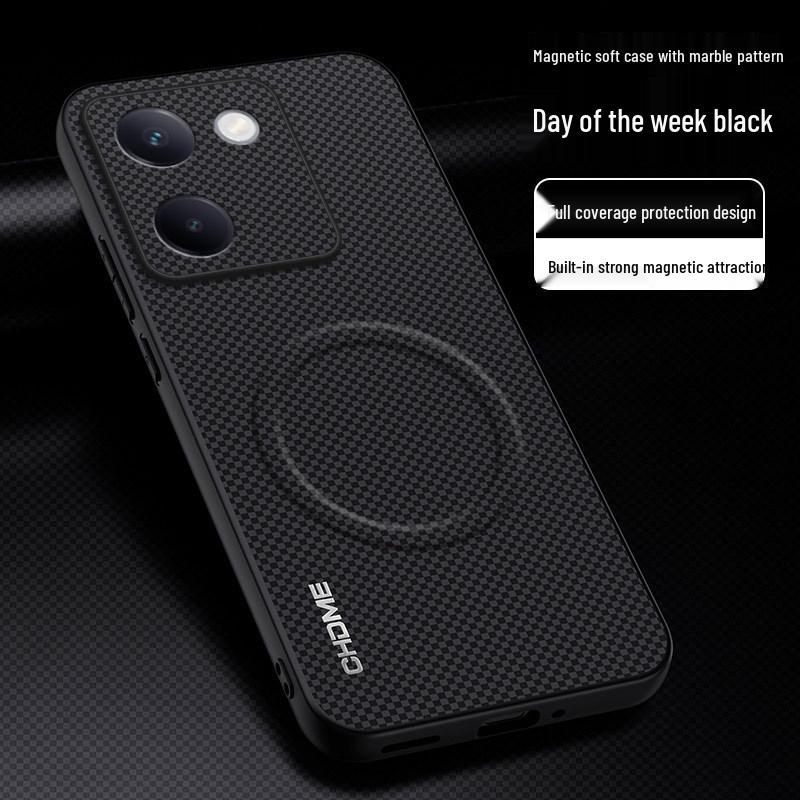 

Vivo Y100/Y100i Full Coverage Magnetic Protective Case - Anti-Drop, High-End, Fashionable Design vivo Y100i