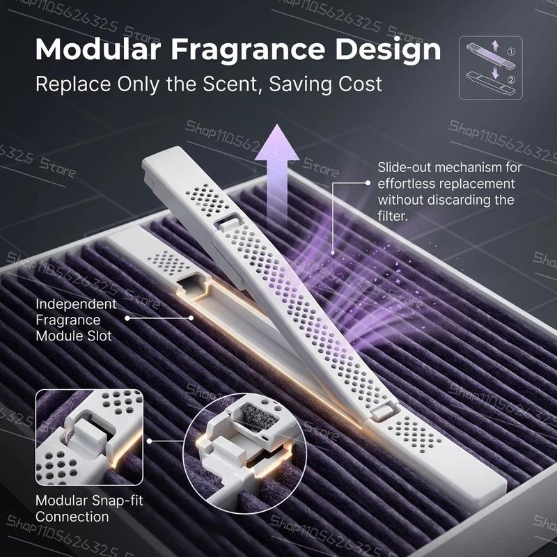 Cabin Air Filter For Li Auto L6 L7 L8 L9 Aromatherapy Perfume Filter Activated Carbon Air Purification Auto Accessories