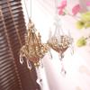 Acrylic Christmas Crystal Chandelier Pendant Glitter Realistic Christmas Tree Ornaments Decorative Xmas Tree Hanging Decorations