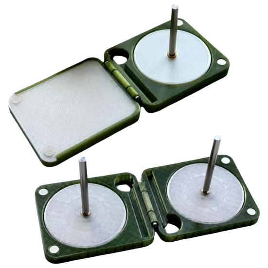 Opvouwbare Garenspoelhouder voor Breien, Inklapbare Garendispenser met Soepele Geleider, Draagbare Garen Dispenser voor Haken, Reis Opberg Organizer