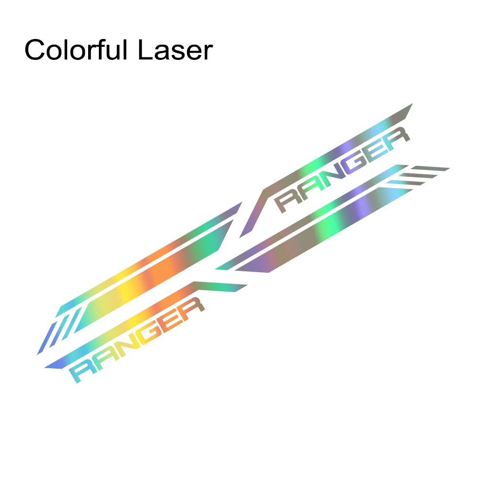 Pickup Side Sticker For Ford Ranger Raptor T6 XLT T8 T7 Car Stripes Style Decor Decal Truck Vinyl Cover Auto Tuning Accessories