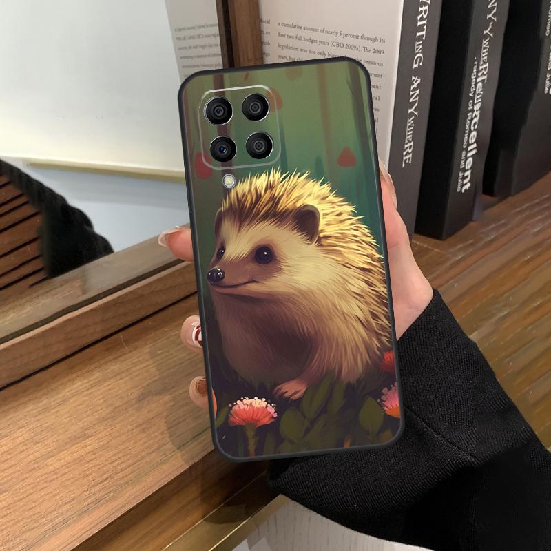 Cute Little Hedgehog Case For Samsung Galaxy M13 M53 M51 M31 M11 M14 M34 M54 M12 M32 M52 M16 M36 M56 M15 M35 M55