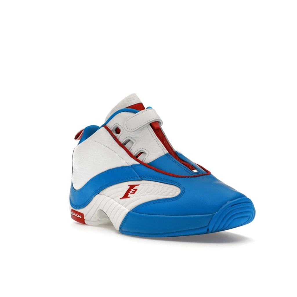 Reebok Answer 4 Dynamic Blue Men Sneakers Footwear-White Flash-Red HP3125