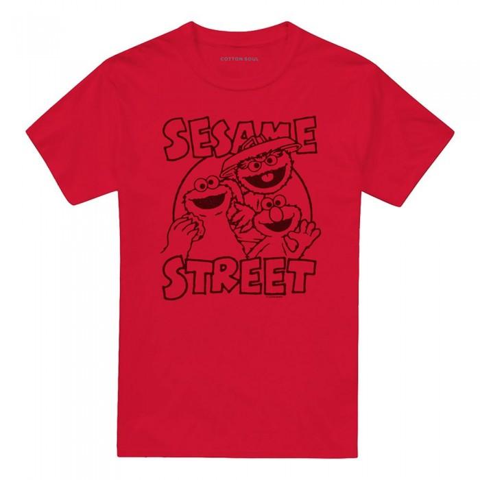 Sesame Street Unisex Adult Group Crunch T-Shirt