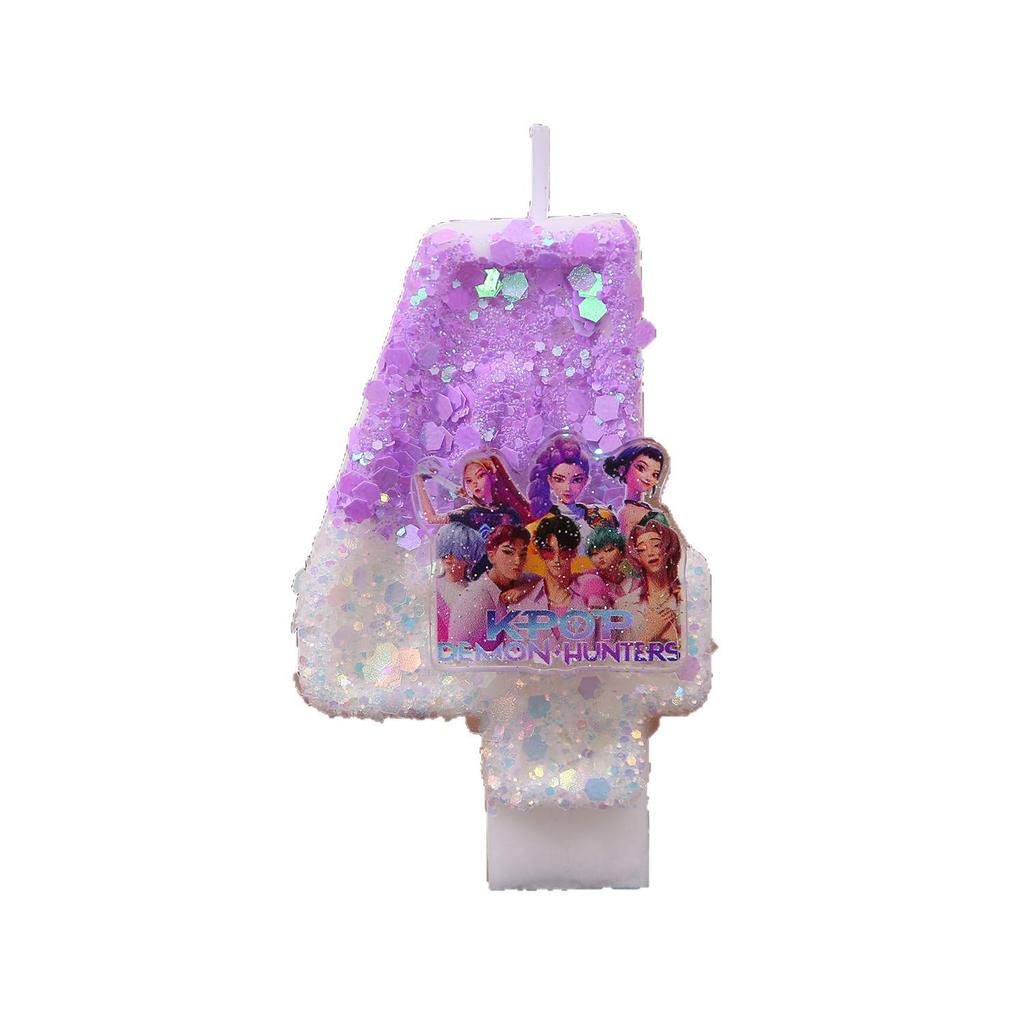 Handmade Cartoon Number Birthday Candles for First Celebration