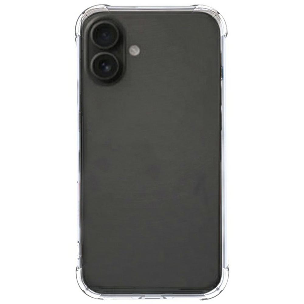 SHANWO For iPhone 17 TPU Clear Case 1.5mm Shockproof Mobile Phone Back Cover