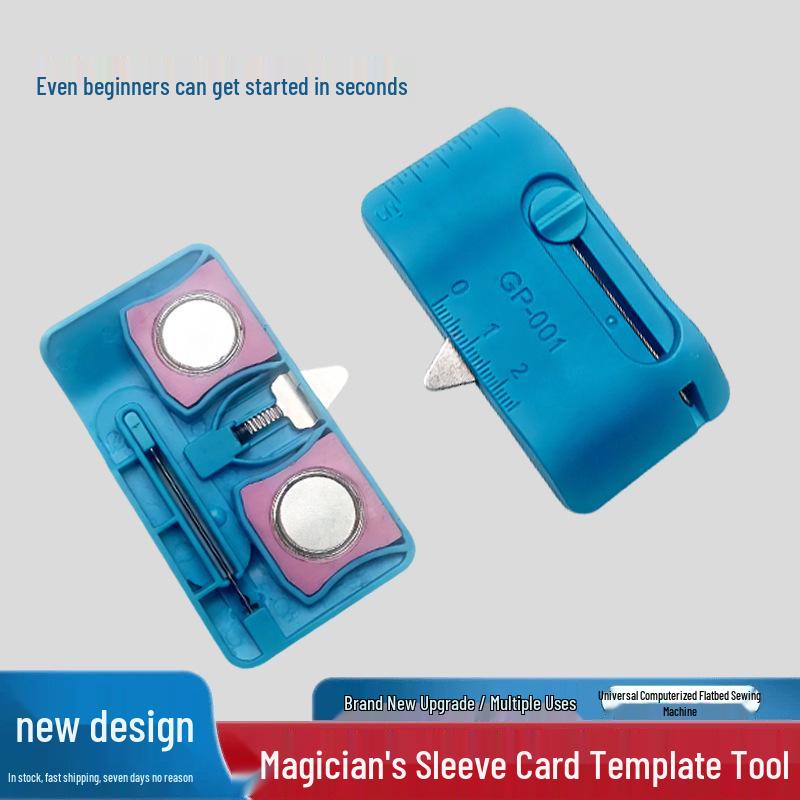 Fourth Gen Multi-Purpose Sewing Tool: Magnetic Guide, Seam Presser, Thread Remover. Double Magnetic Upgraded: Magician Guide 1 pc небесно-голубой