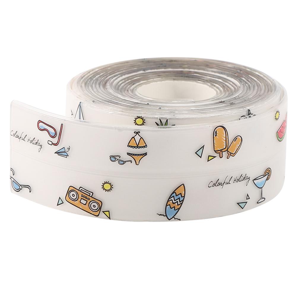 Wodoodporna Taśma Uszczelniająca Przezroczysta PVC Odporna na Pleśń do Użytku w Kuchni, Toalecie, UmywalceTransparentna