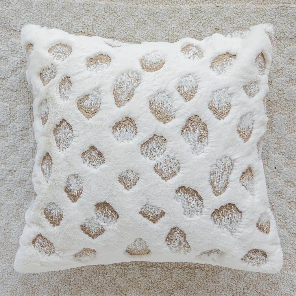 45x45cm Leichter Luxus Französische Sofadecke Kissenbezug Wohnzimmer Dekorative Weiße Sofakissenhülle Sofakissenbezug Heimdekoration