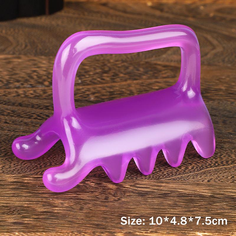 

Ручной Массажер для Лица и Тела – Инструмент Гуаша из Смолы для Расслабления Шеи, Плеч, Спины, Снятия Стресса Массажер для Тела 1 шт. 1 фиолетовый