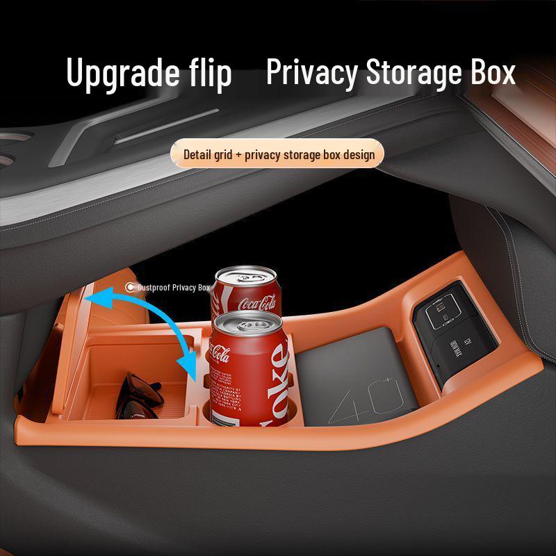 Xpeng G9 Center Console Lower Storage Box - Interior Modification Accessory