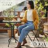 UQQA Elastic Comfortable Cropped Size L Women's Wide-Leg Jeans, Waist, Material, Length, Summer, Slimming, Cute, Blue,