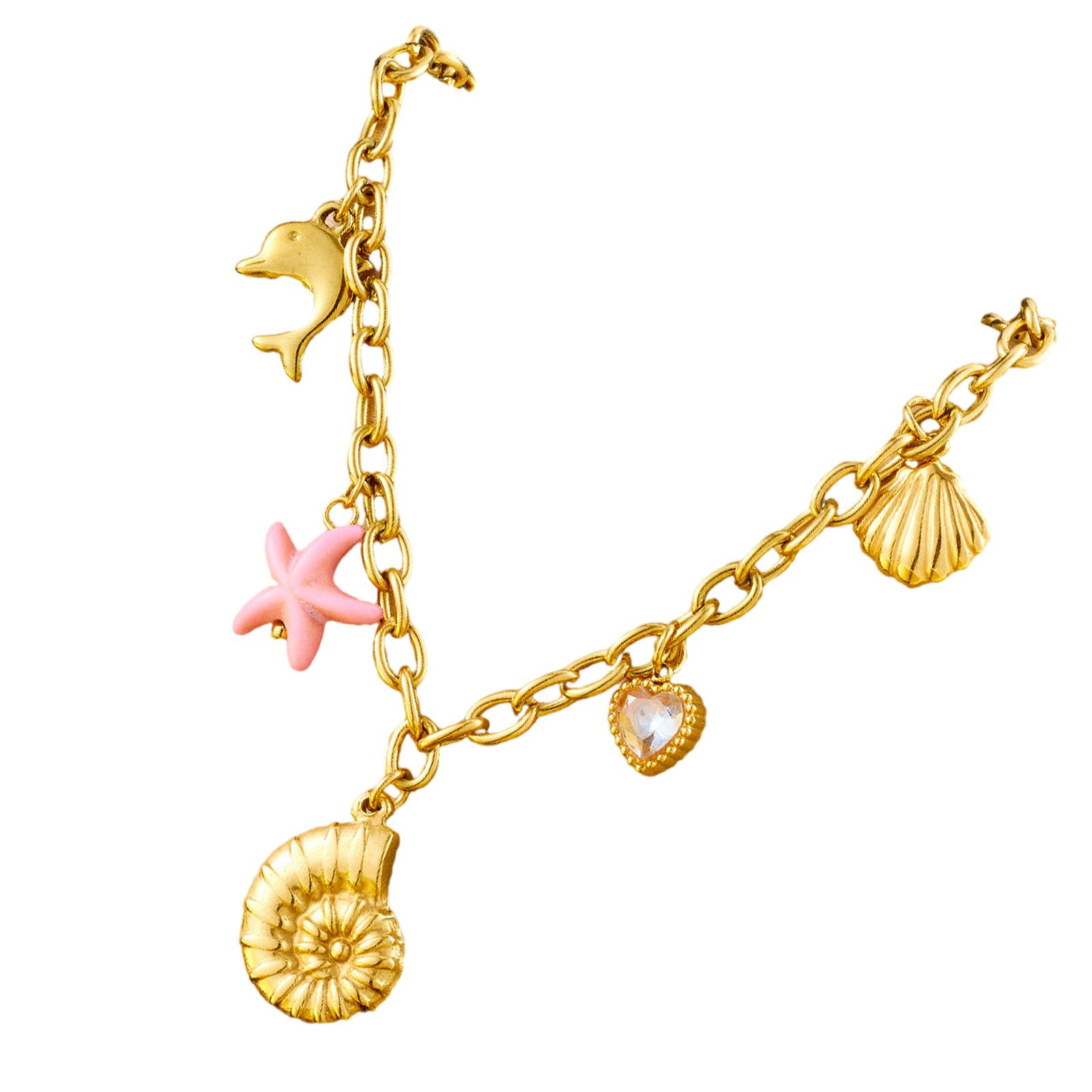 

Элегантное ожерелье-подвеска в виде морской звезды и ракушки. Стильная цепочка для ключицы. Идеально для любителей океана и природы. 31