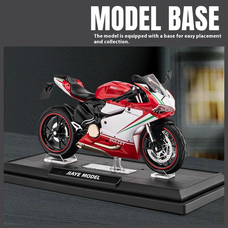 1/12 Metal Die Cast Ducati 1199 Panigale S Motorcycle Model with Display Base Collection Home Ornament Boy Gift