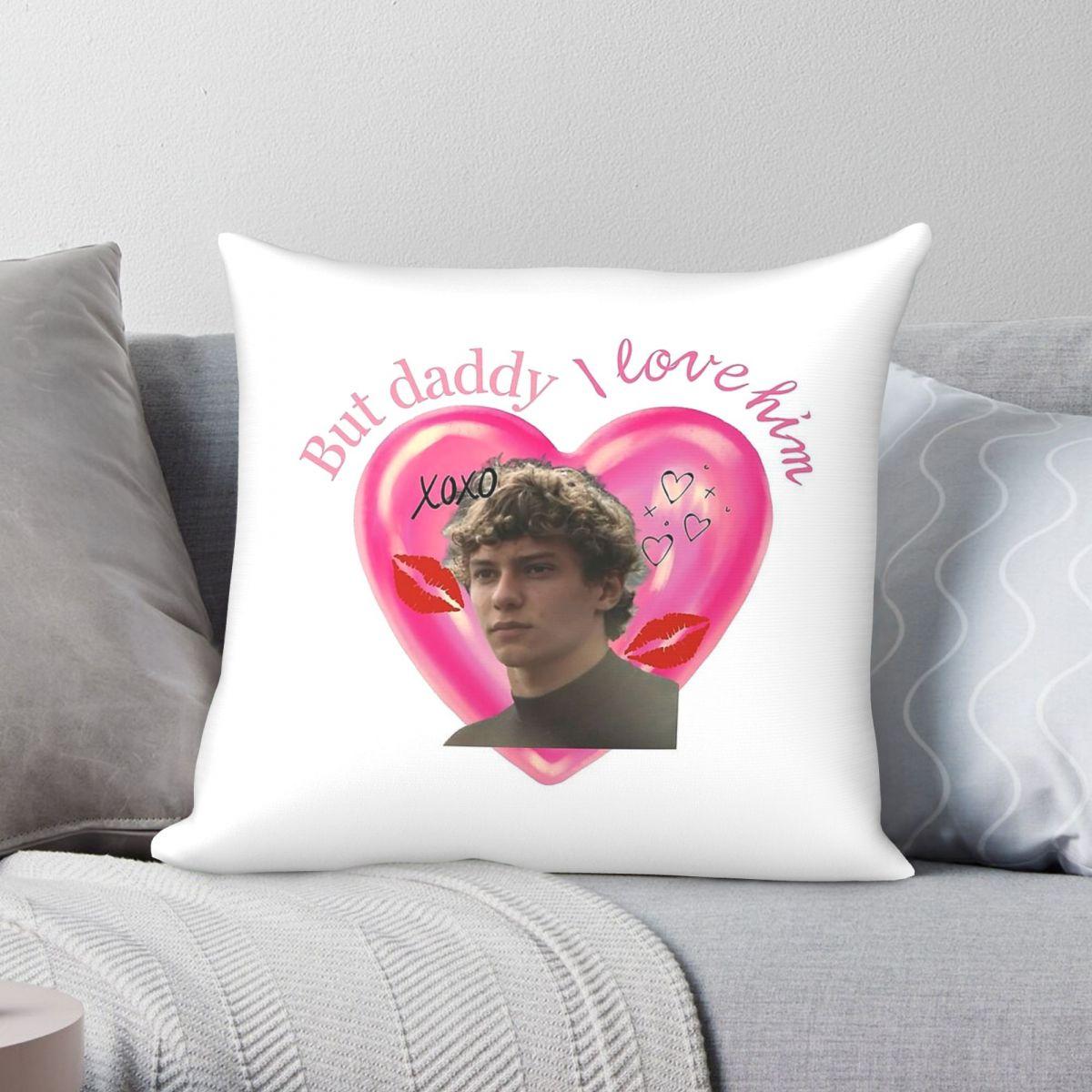 Exquisite Ornaments Unisex But Daddy I Love Kimi Antonelli Square Pillowcase Polyester Linen Velvet Creative Zip Decor Throw Pillow Case Car Cushion Cover