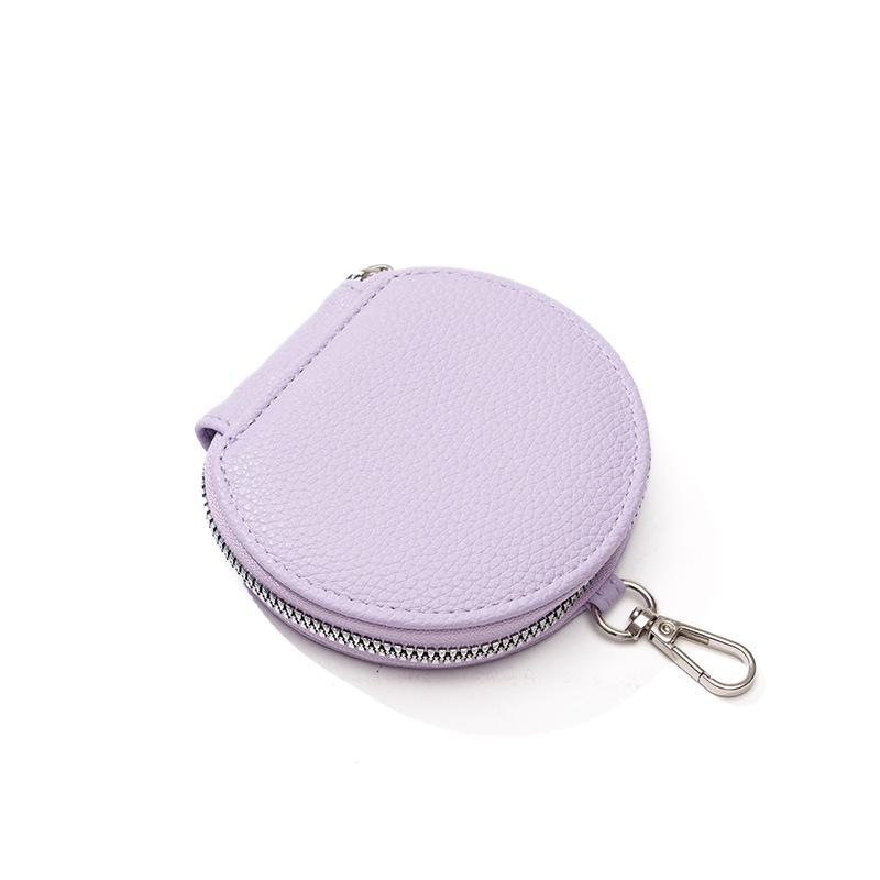 Korean Style Women's Multifunctional Coin Purse & Key Ring - Cute Round Pouch 2025