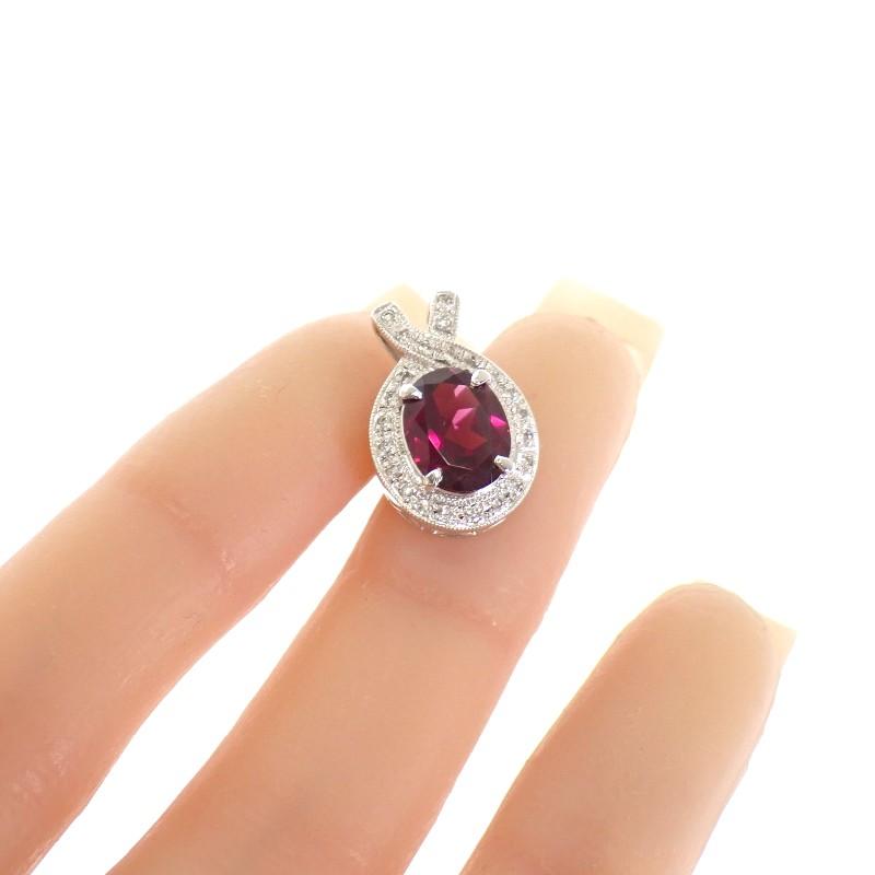 No Brand  Pendant Top K18 White Gold Women