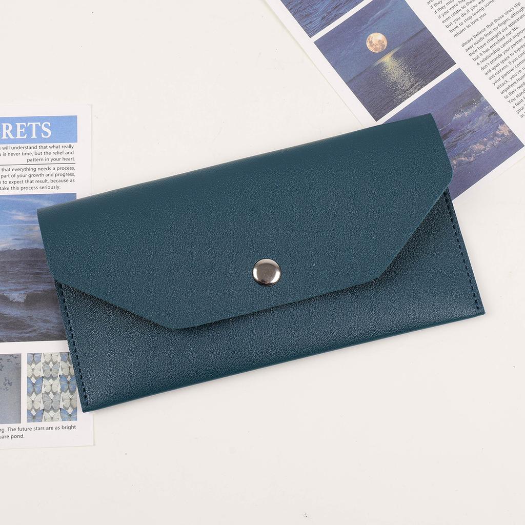 Umschlag-Geldbörse PU-Leder Bargeld-Umschlag-Geldbörse Klassische Mode Damen-Geldbörse Visitenkartenhalter Geschenk Luxuriöser Geldklammer