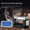 Deli 120W Portable High-Pressure Car Tire Inflator