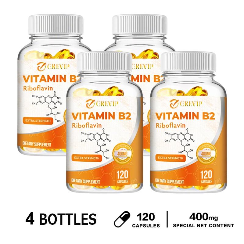 Vitamin B2 Capsules, 400mg High-Dose, Immune Support, Suitable for Men and Women