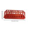 Poultry Feeder with Internal Partitions Multi-Use Feeding Trough Chicken