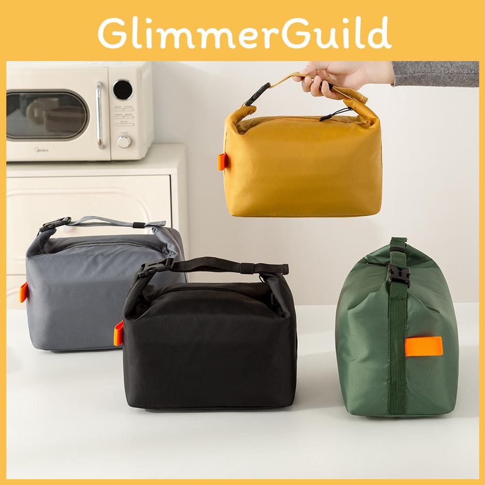 Foldable Insulated Lunch Organizer With Cold And Hot Retention For Travel And Camping