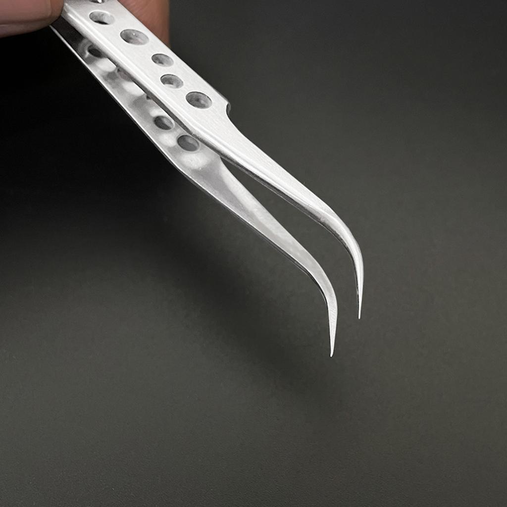 Electronics Industrial Tweezers Precision Curved Straight Tip Stainless Anti-static Forceps Phone Repair Hand Tool