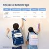 M&G Stationery Elementary School Backpack, Double Shoulder Bag with Spine Protection, Birthday Gift